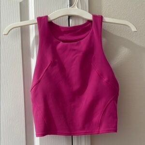 Women's Pink Sleeveless Top